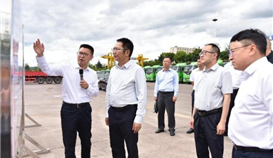 楚雄州州长张文旺莅临公司调研交能融合 （新能源重卡应用）工作