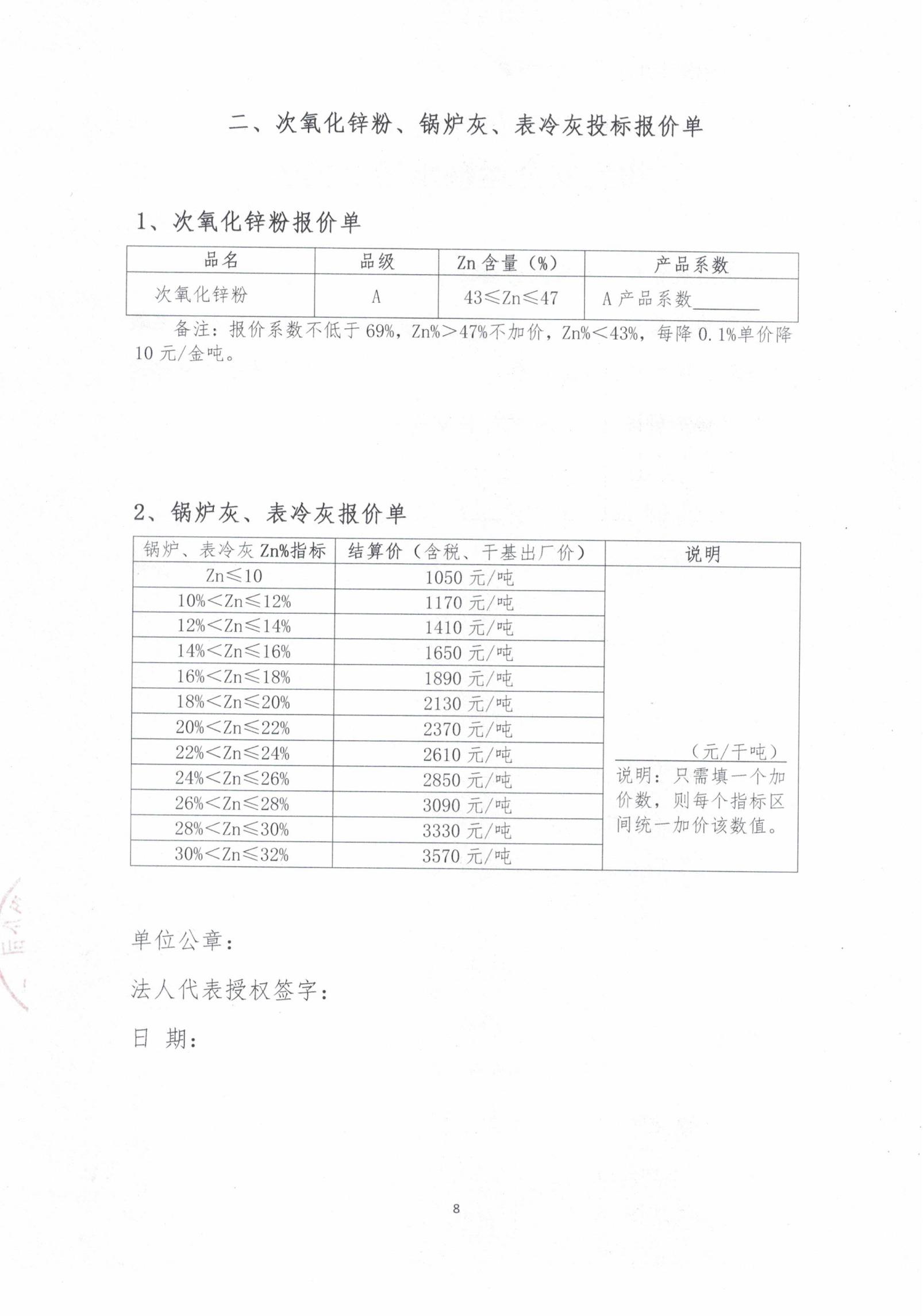 2026年次氧化锌粉、锅炉灰、表冷却器灰（1-3月）招标文件20260313_07