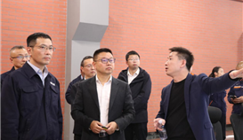 国网乐山供电公司总经理杨坤一行到四川德胜调研交流